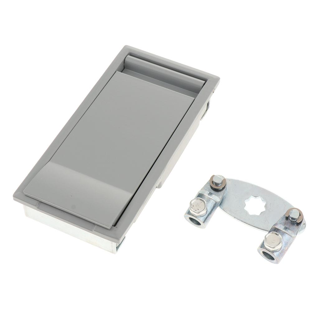 RV Trailer Truck Entry Door Electric Cabinet Flat Lock Square Latch MS850-1A