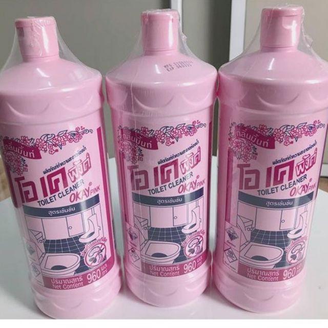 CHAI TẨY TOILET OKAY PINK 900ML