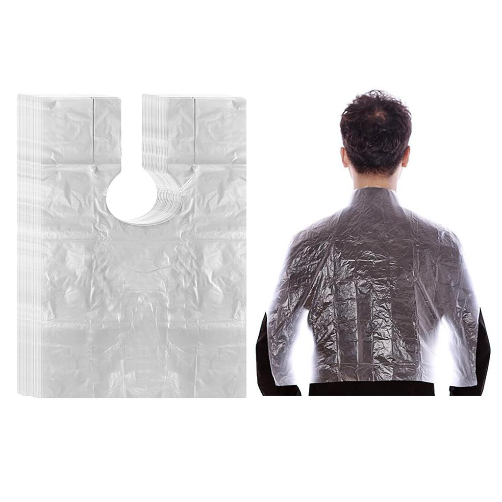 200x Disposable Hair Cutting Cape Gown Unisex Salon Barber Shop Capes Cloth