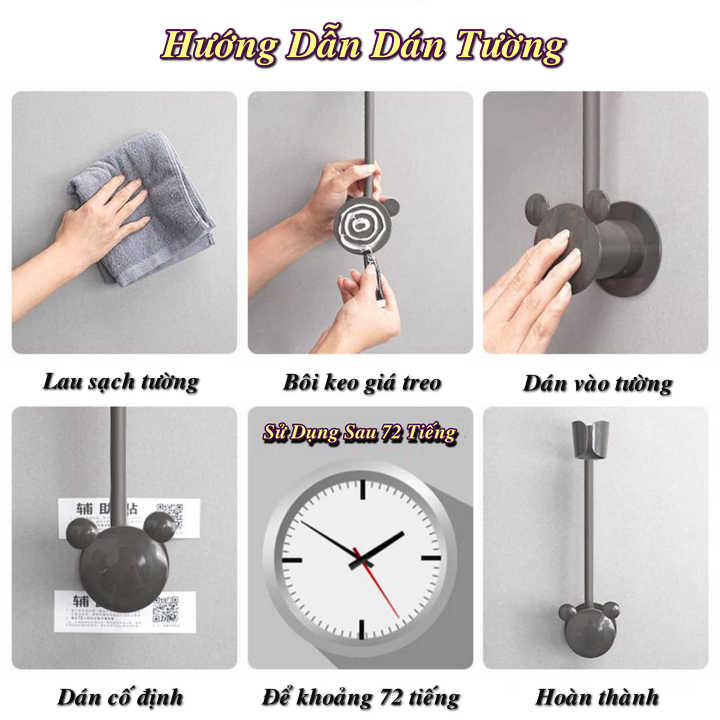 Giá Treo Máy Sấy Tóc Aurelia Free Hand Cao Cấp - Home and Garden