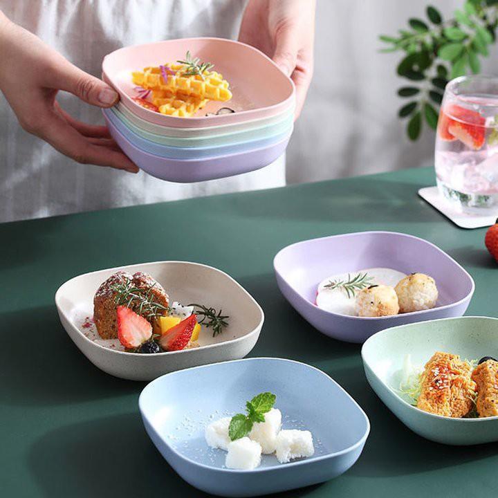 Set 8 Đĩa Nhựa Lúa Mạch - Hàng Loại 1