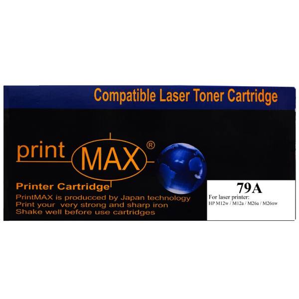 Hộp mực in Laser màu Đen PrintMAX dành cho máy HP 79A – Hàng Chính Hãng