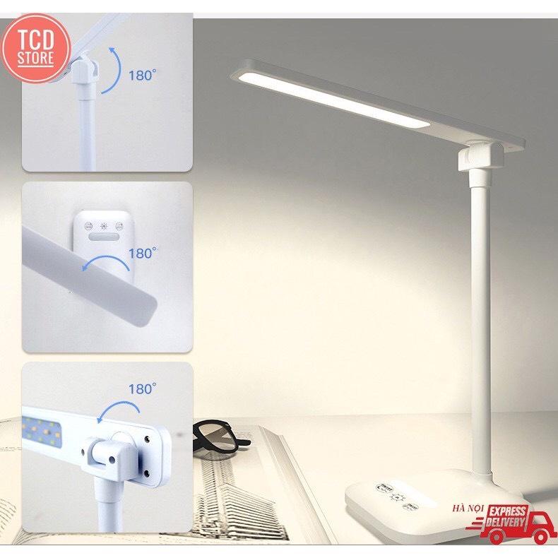 Đèn Bàn Học Đọc Sách, Làm Việc (Học Sinh, Sinh Viên, Văn Phòng) LED Chống Cận, Cảm Ứng Tích Điện eLights TD