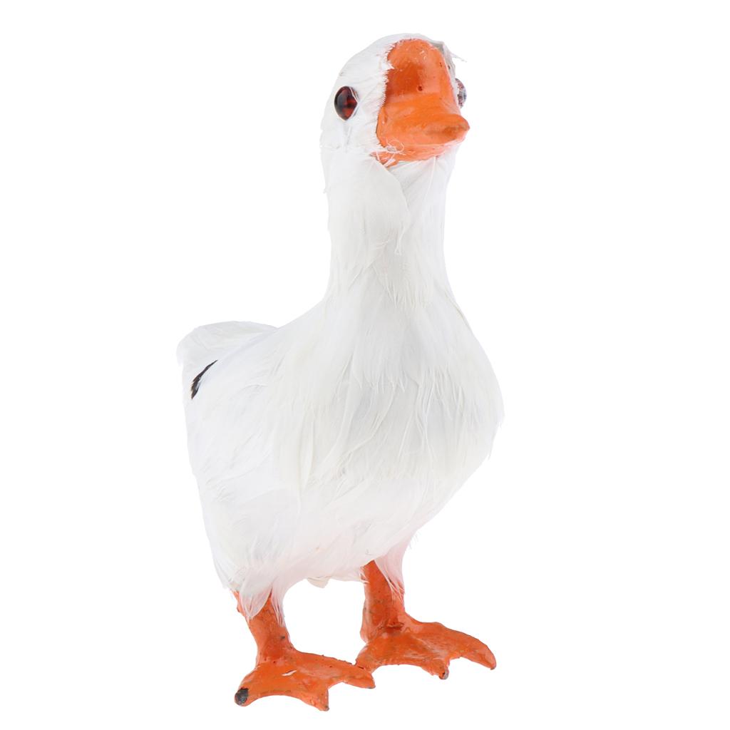 Simulation Goose Toy Model Handcraft Garden Home Lawn Decor Craft Ornament