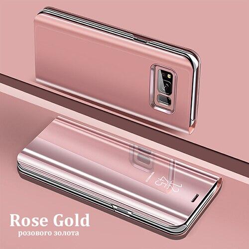 Bao Da Tráng Gương Thời Trang Cho Samsung Galaxy S20 Plus A51 A50 A71 A01 A11 A21 A31 A20 A30 A70 A10S A20S A30S A50S A70S S10 Lite