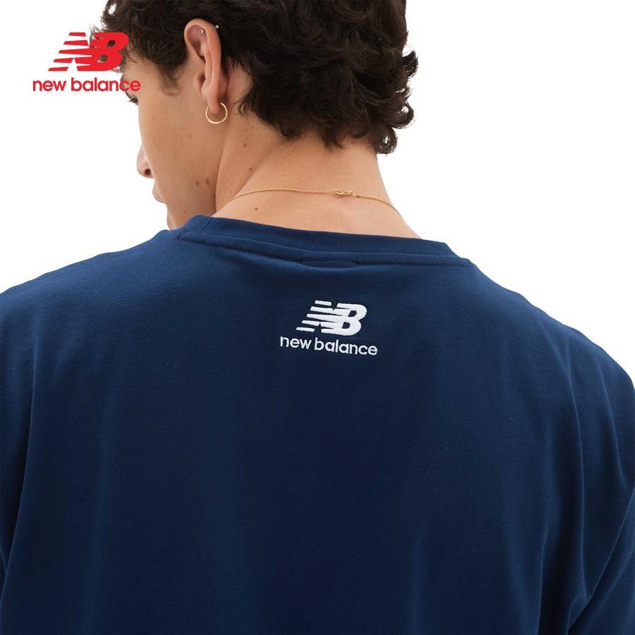 Áo thun thời trang nam New Balance APP LIFESTYLE T-SHIRT M NATURAL INDIGO - AMT23502NGO (form châu á)