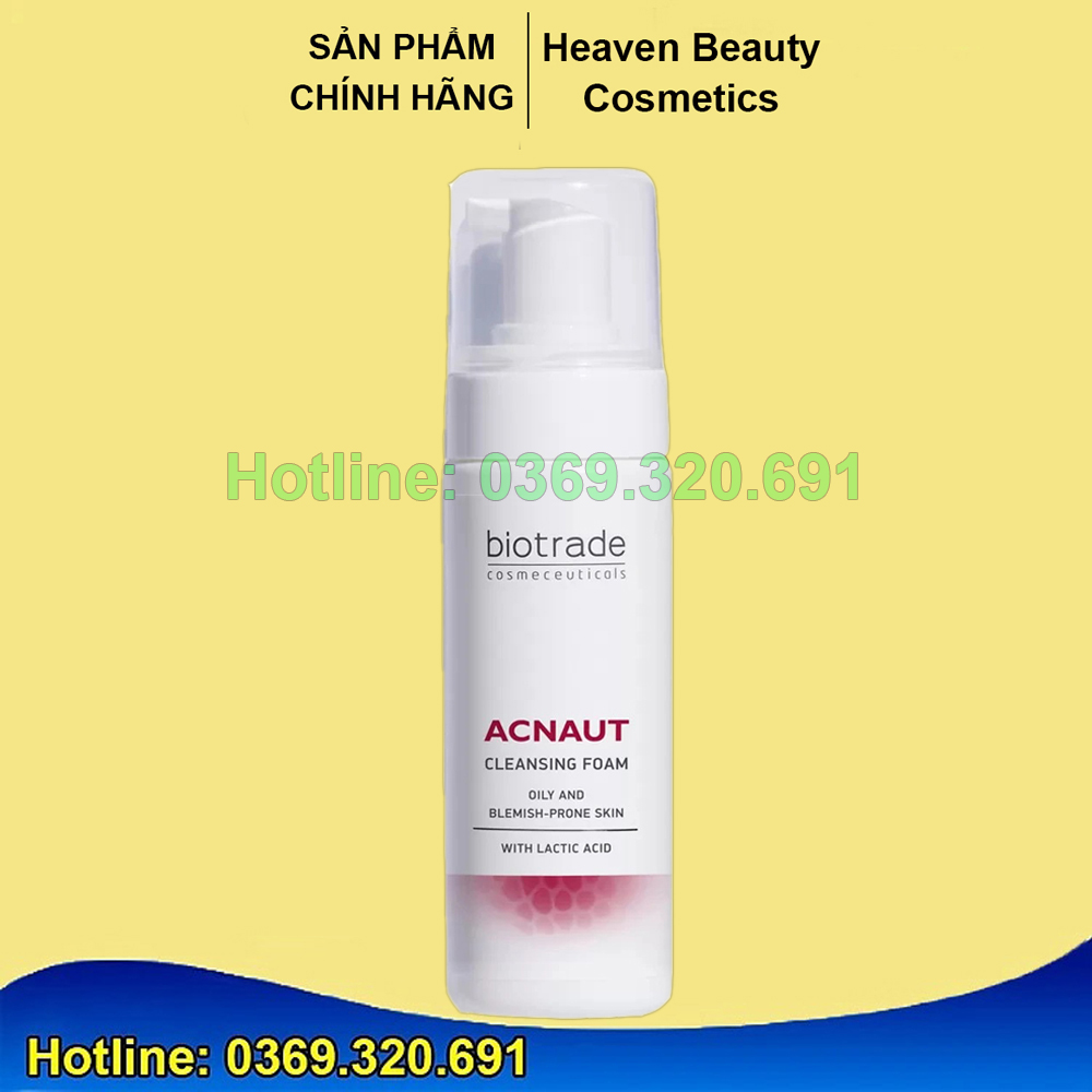 Sữa Rửa Mặt Dạng Bọt Biotrade Acnaut Cleansing Foam 150ml