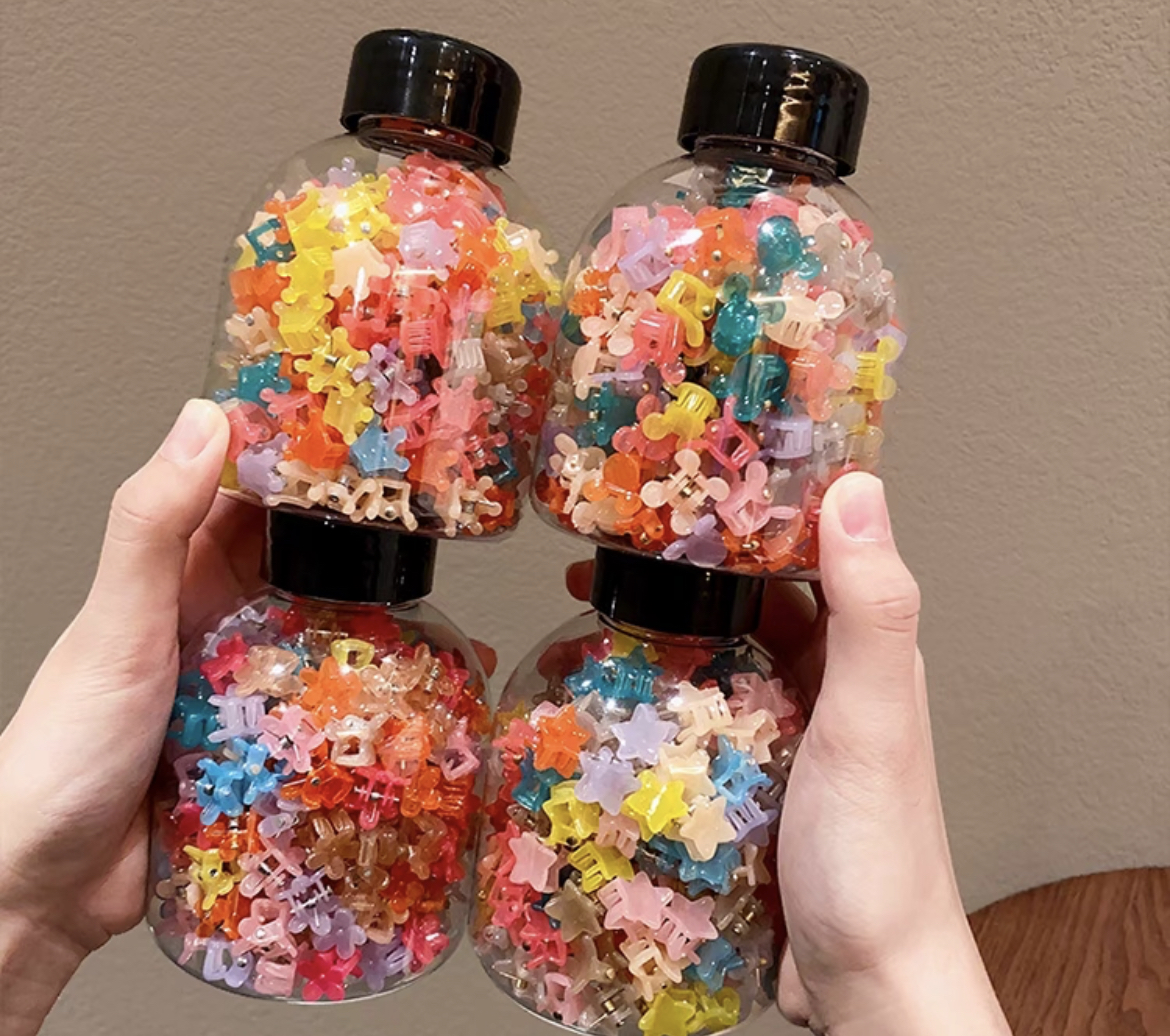 Set 20 kẹp tóc càng cua mini nhiều màu cho bé
