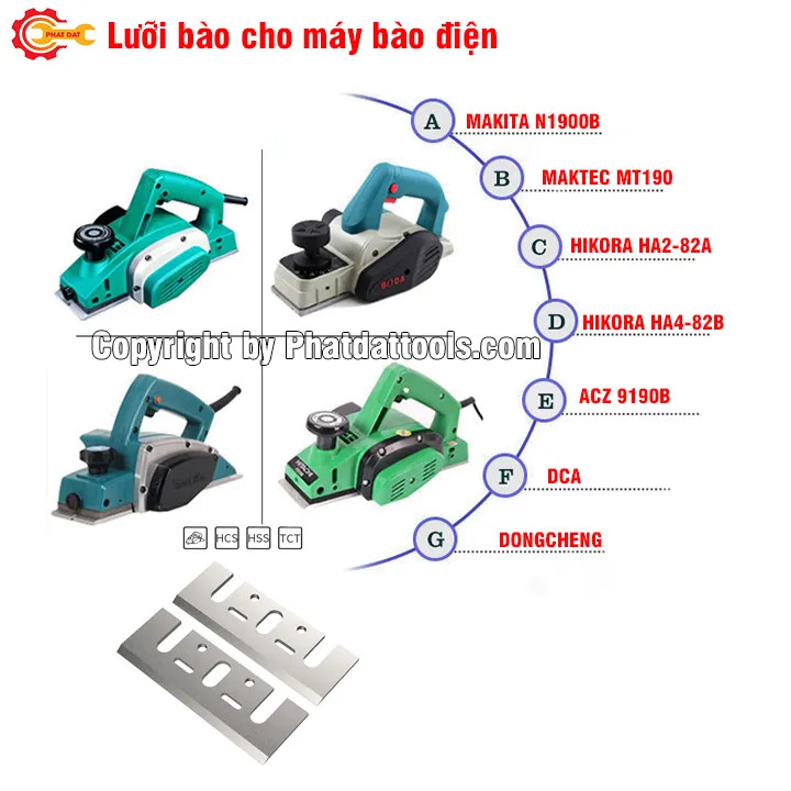 Sét 2 Lưỡi Bào Gỗ Bằng Thép Gió Cao Cấp