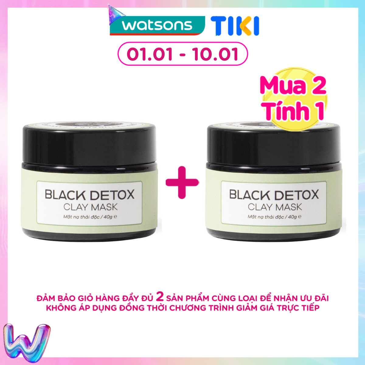 Mặt Nạ Đất Sét Zakka Naturals Thải Độc Da Black Detox Clay Mask 40g