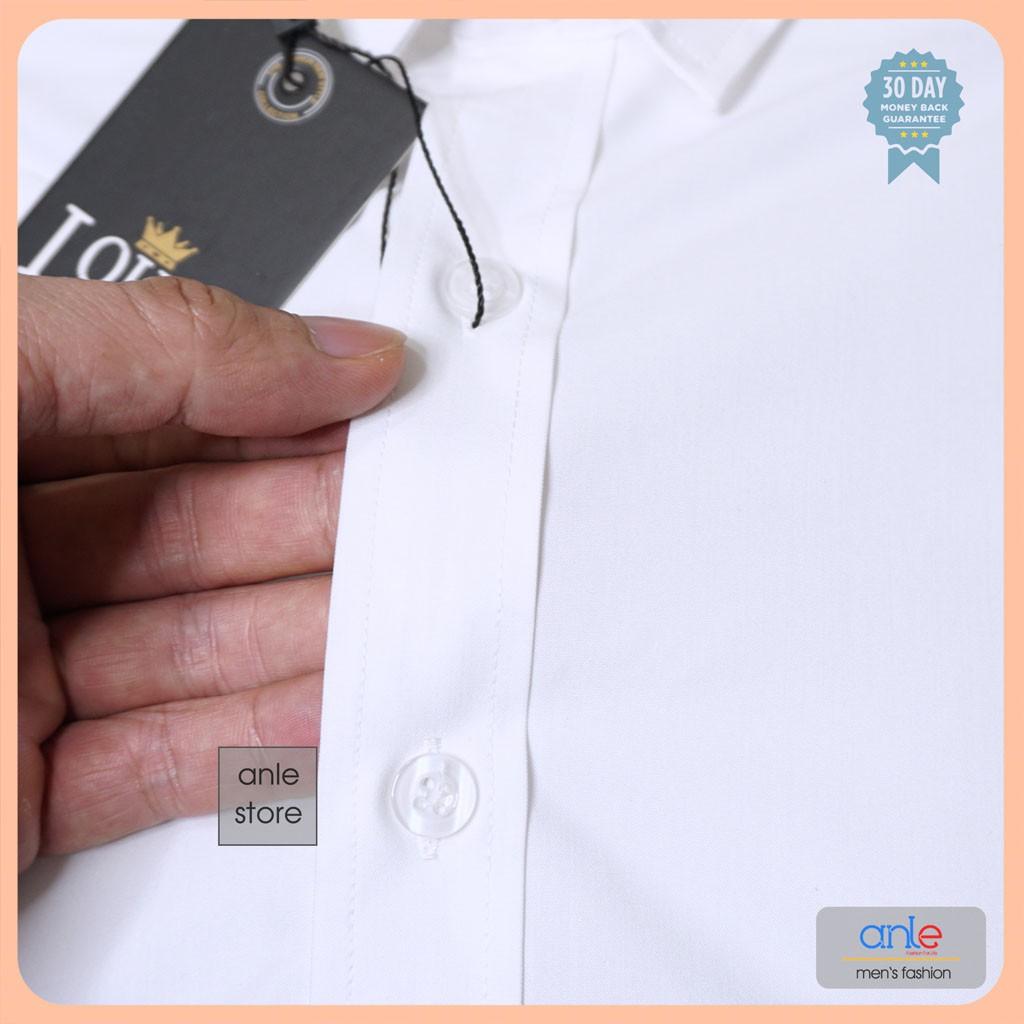 Áo sơ mi nam Công sở Ngắn tay sơ mi nam form Hàn Quốc SlimFit Cotton Lụa cao cấp xuất khẩu - Anle Store