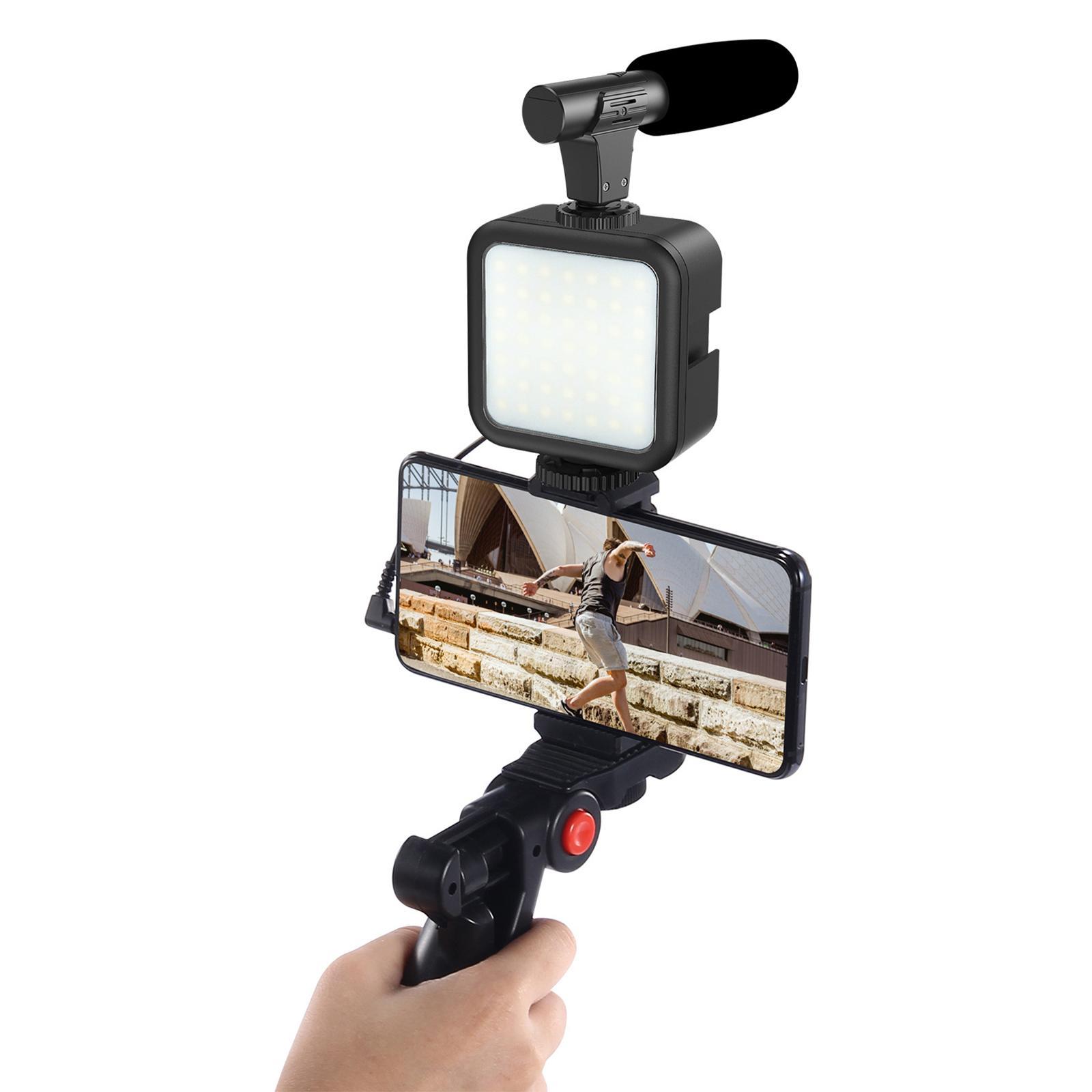 Smartphone Vlogging  with Tripod for with Cold Shoe Live   Indoor