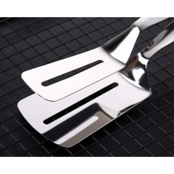 Kẹp gắp đồ ăn bằng inox- Kẹp gắp tiện dụng, thông minh, an toàn