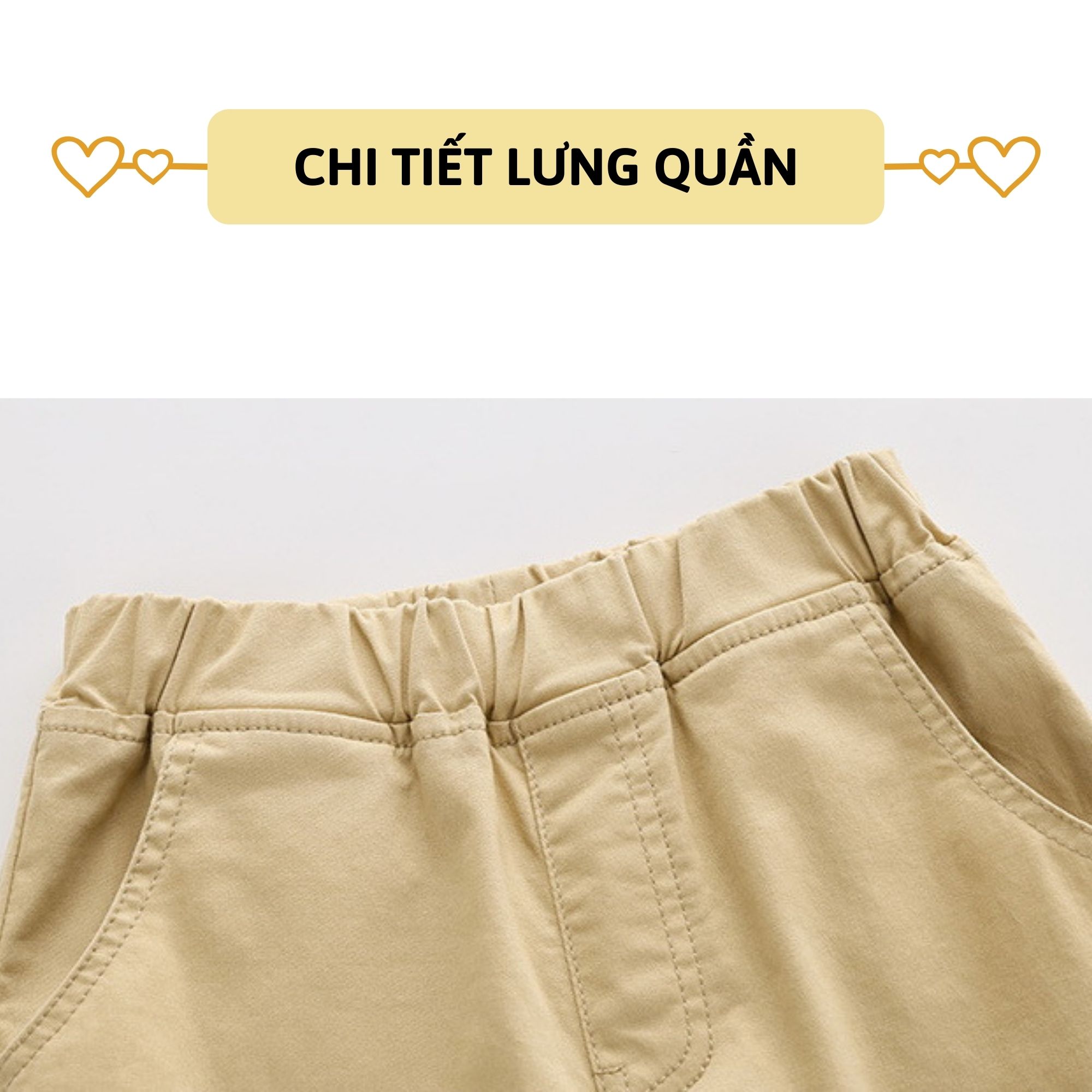 Quần short Kaki bé trai 27Kids WELLKIDS Quần đùi nam cho trẻ từ 2-10 tuổi BSKK1