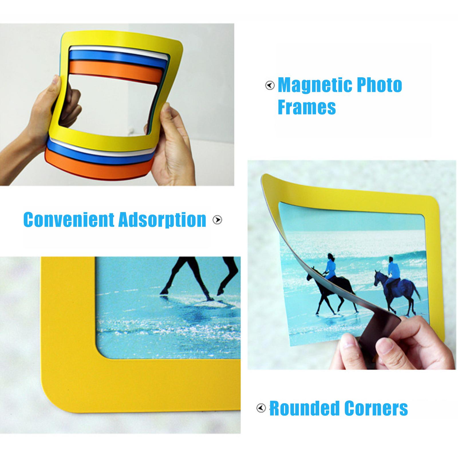 Khung Ảnh Từ Tính 6 Inch Tự Dính Trên Tủ Lạnh Trang Trí Nhà Cửa