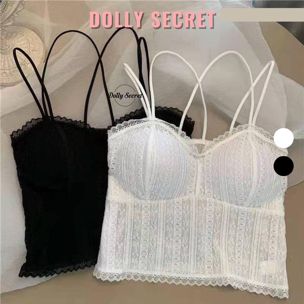 Áo Bra ren nữ DOLLY SECRET 2 dây phong cách Hàn Quốc có đệm A30