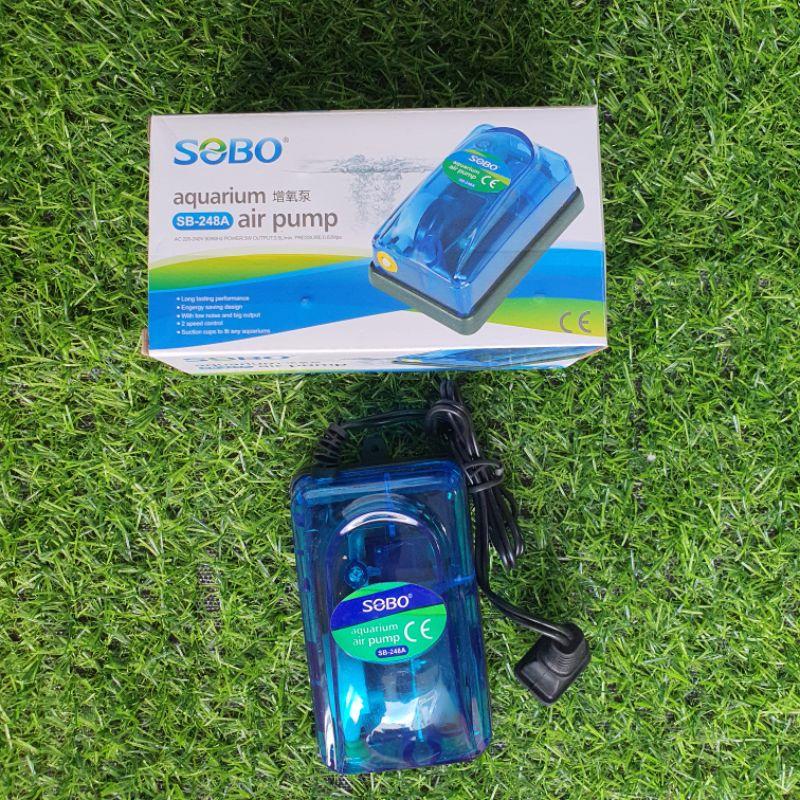 Máy sủi oxy - Sủi oxi bể cá mini SOBO VIPSUN RS 248A 348A nhỏ gọn tiết kiệm điện