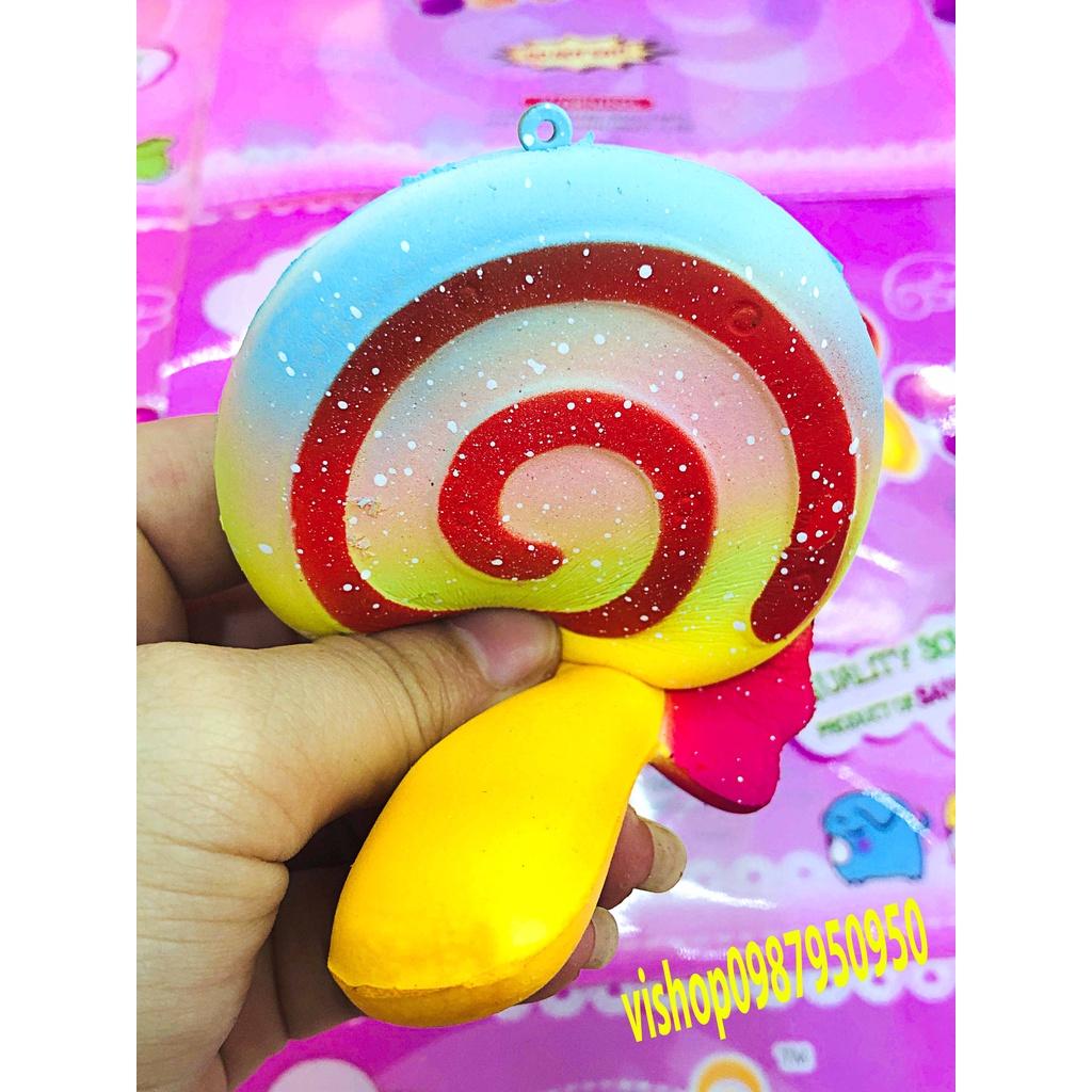 Squishy Lớn JUMBO Hình KẸO MÚT NƠ HOA Đồ Chơi Xốp Giảm Stress Hình mềm mịn dễ Thương đàn hồi Cho Bé