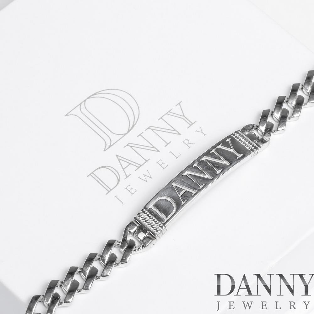 Lắc Tay Nam Bạc Thổ Nhĩ Kỳ Danny Jewelry Xi Rhodium Cao Cấp Không Đen II2T0011