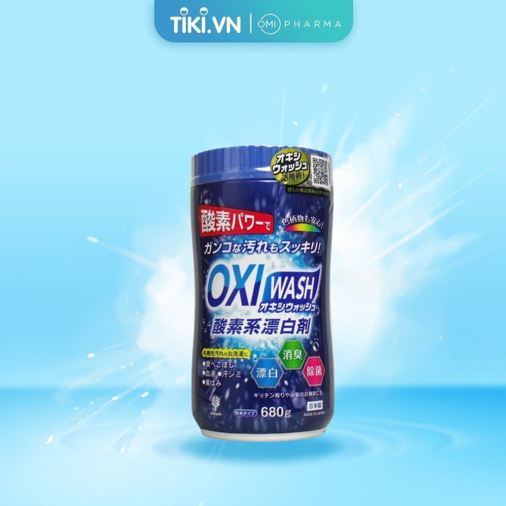 Bột Giặt Tẩy Đa Năng Oxi Wash Novopin S Select Nhật Bản (Hộp 680g)