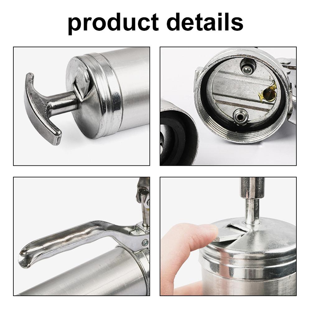 400CC Manual High-Pressure Greasing Lube Tool for Auto Repairing and Machine Repairing GripHanded Grease Lubrication Machine Vehicle Maintenance Hand Tool Set