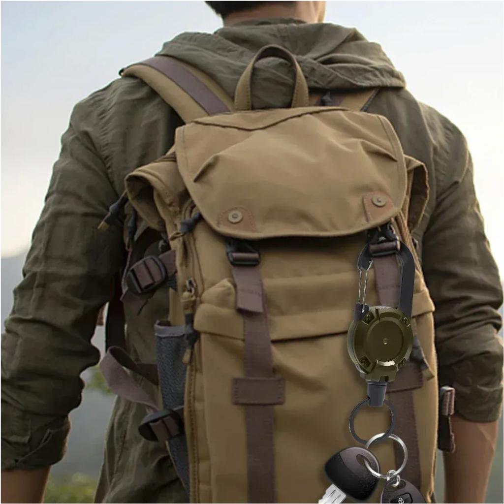 Móc Treo Đa Năng Có Dây Rút Tự Động_Carabiner Retractable