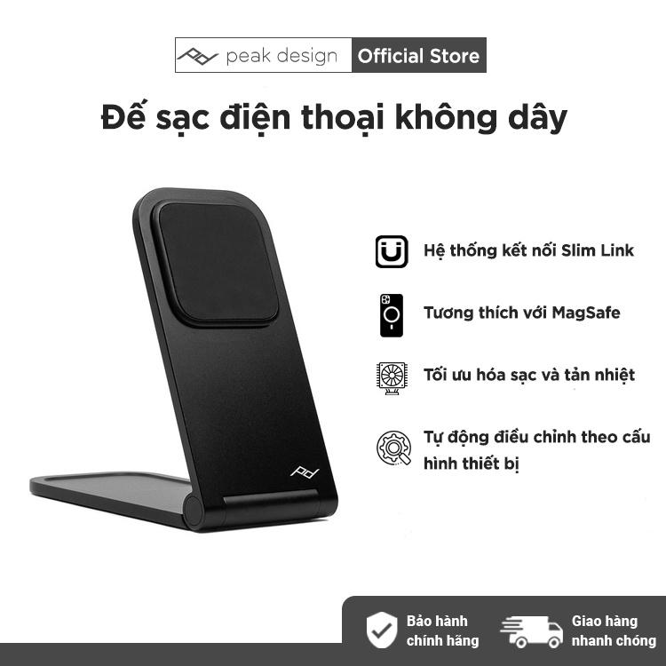 Sạc không dây Peak Design phụ kiện tích hợp công nghệ SLIMLINK cho điện thoại_ Hàng chính hãng