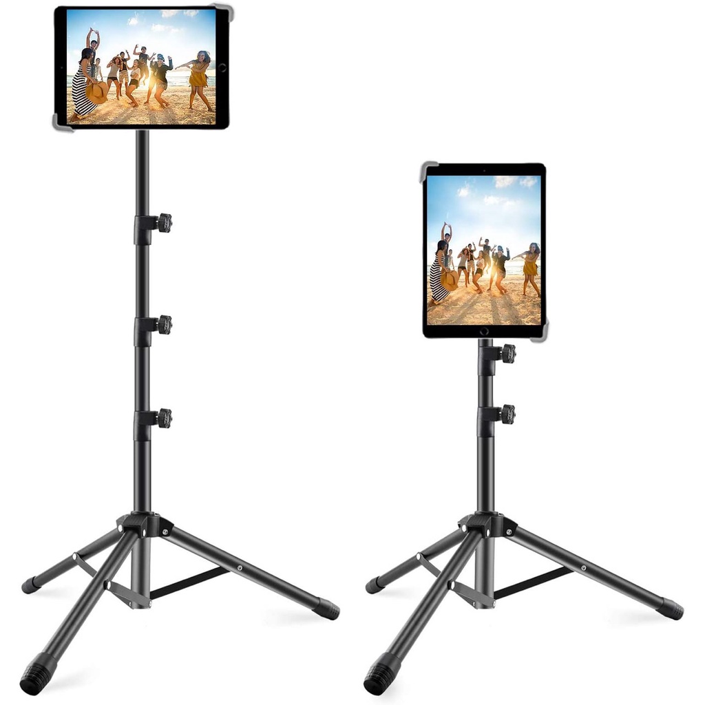 Giá Đỡ Đứng hỗ trợ livestream chụp ảnh quay phim Cho Tablet 7-12inch Stand By Me Xoay 360 độ - thiết kế chắc chắn tặng kèm bao đựng