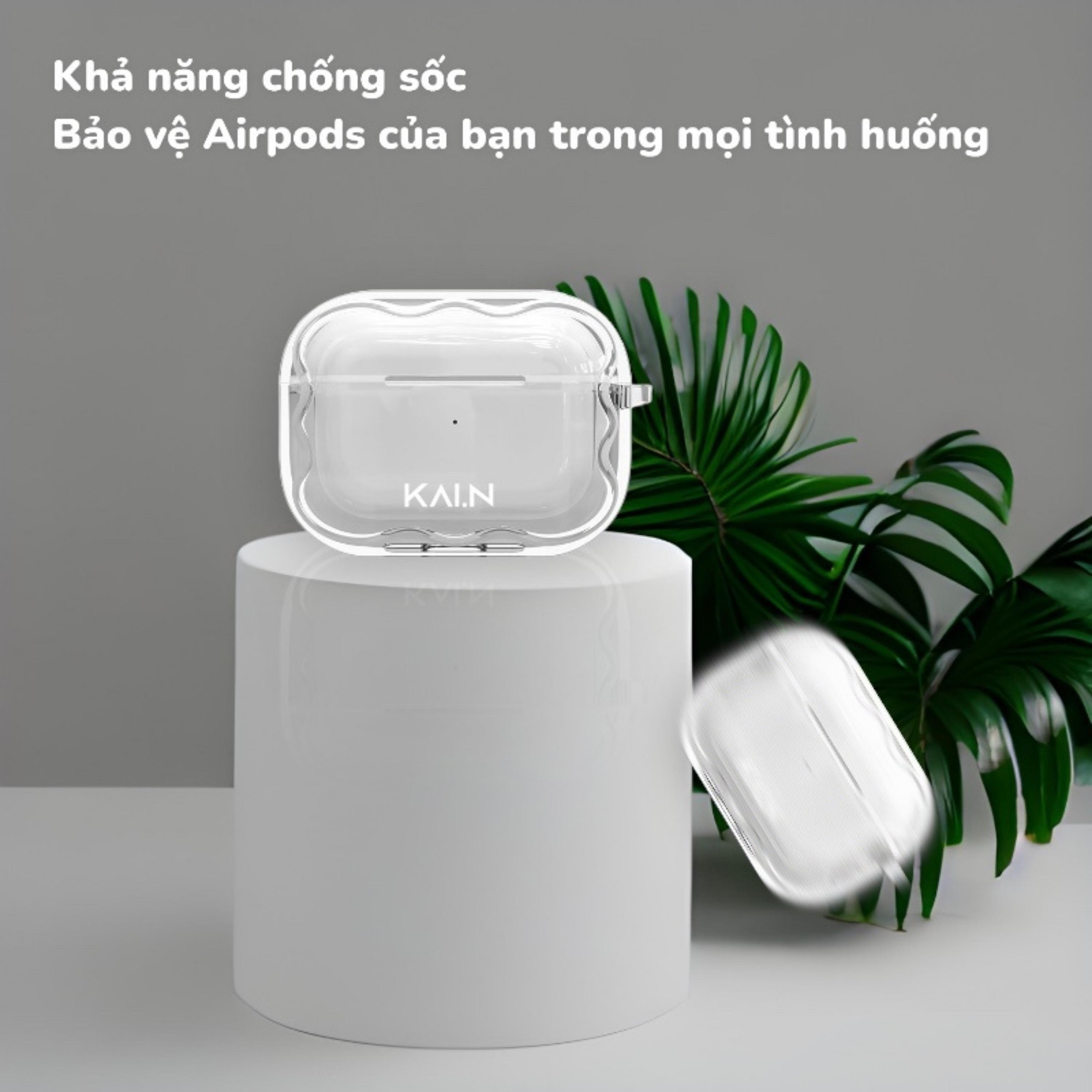 Ốp Bảo Vệ Sạc Tai Nghe Dành Cho Airpods Pro 2 - WAVE TPU - Art House x Kai.N - Hàng Chính Hãng