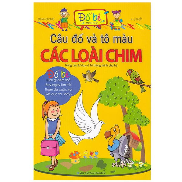 Câu Đố Và Tô Màu - Các Loài Chim (4 - 6 Tuổi)