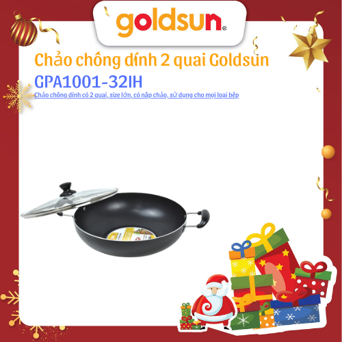 Chảo chống dính goldsun GPA1001-32IH - Hàng chính hãng