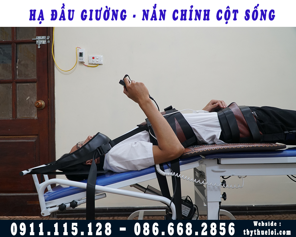 Máy Kéo Giãn Cột Sống Lưng Và Cổ Chạy Điện