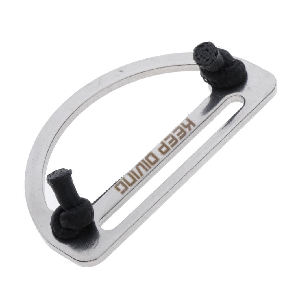 Diving Weight   Dive Webbing Strap Adjusting Adapter Buckle Slide