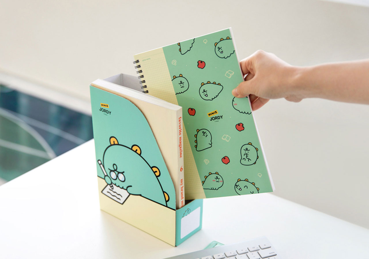 Sổ Ghi Chú Lò Xo B5 Kẻ Ô Ly Jordy KAKAO FRIENDS Chính Hãng