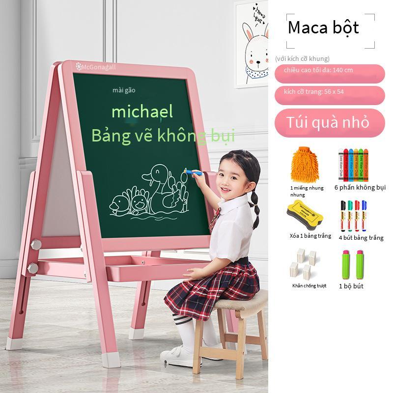 Phong cách mới nhất dành cho trẻ em bảng đen nhỏ hộ gia đình loại bảng vẽ không bụi dành cho trẻ em bảng vẽ graffiti bé có thể xóa được giá vẽ bảng viết từ tính