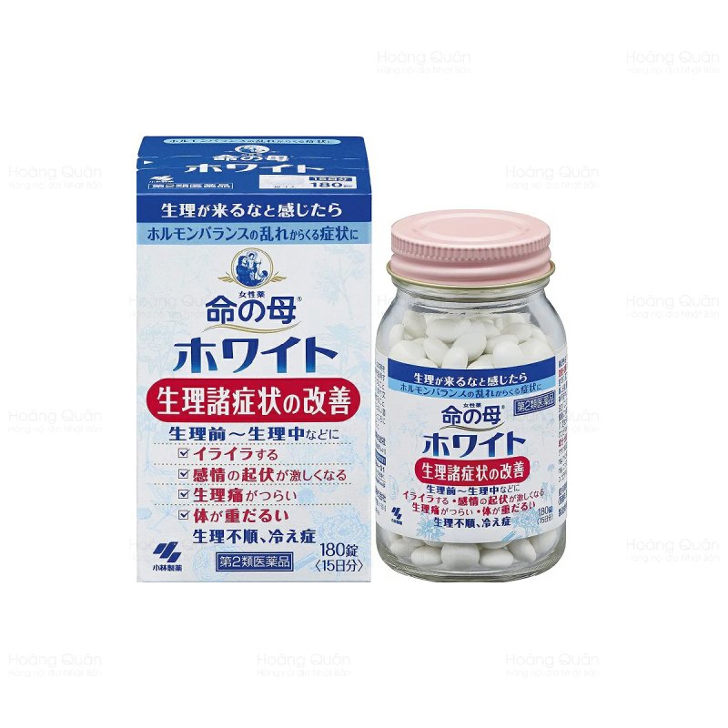 Viên uống hỗ trợ điều hòa kinh nguyệt giảm đau bụng kinh Kobayashi nội địa nhật bản