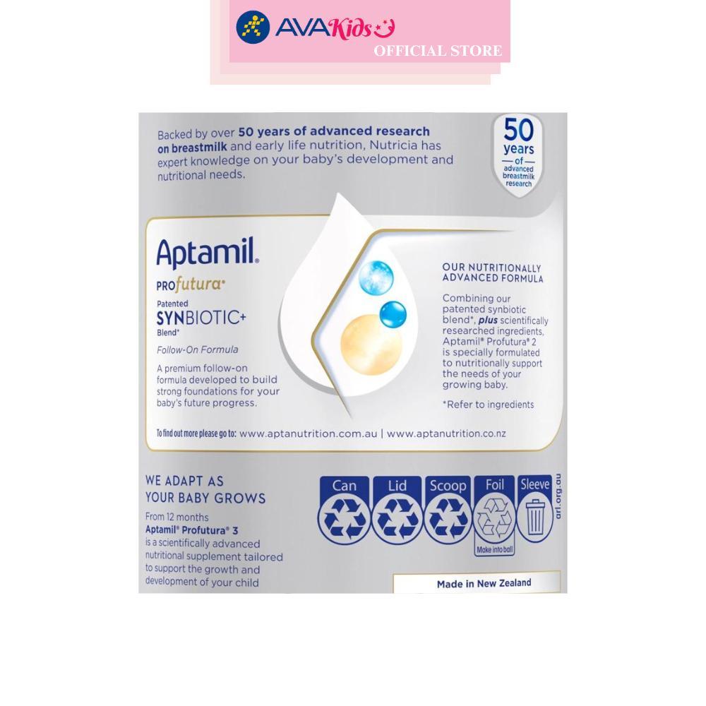 Sữa bột Aptamil Úc Profutura số 2 900g (6 - 12 tháng)