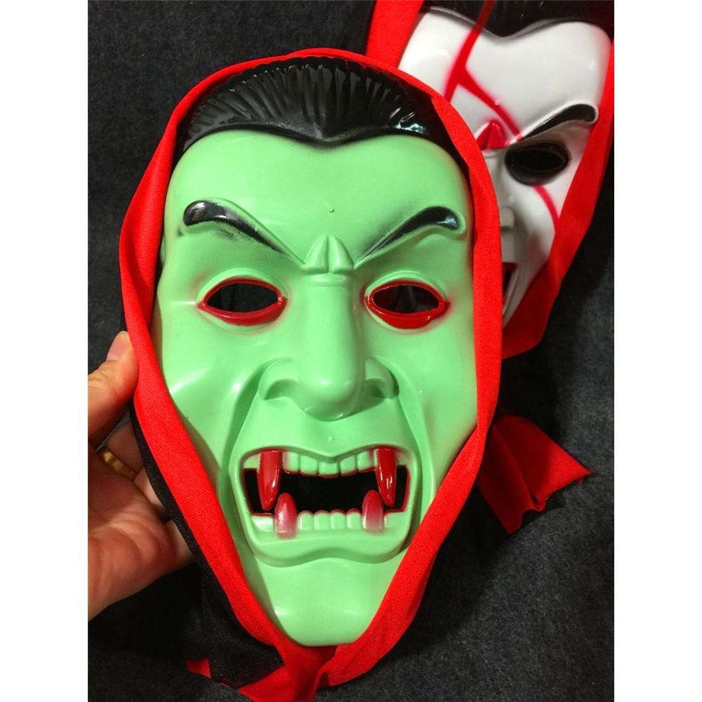 Mặt nạ xương ma dracula macarong với vải trùm đầu cho ngày hóa trang halloween