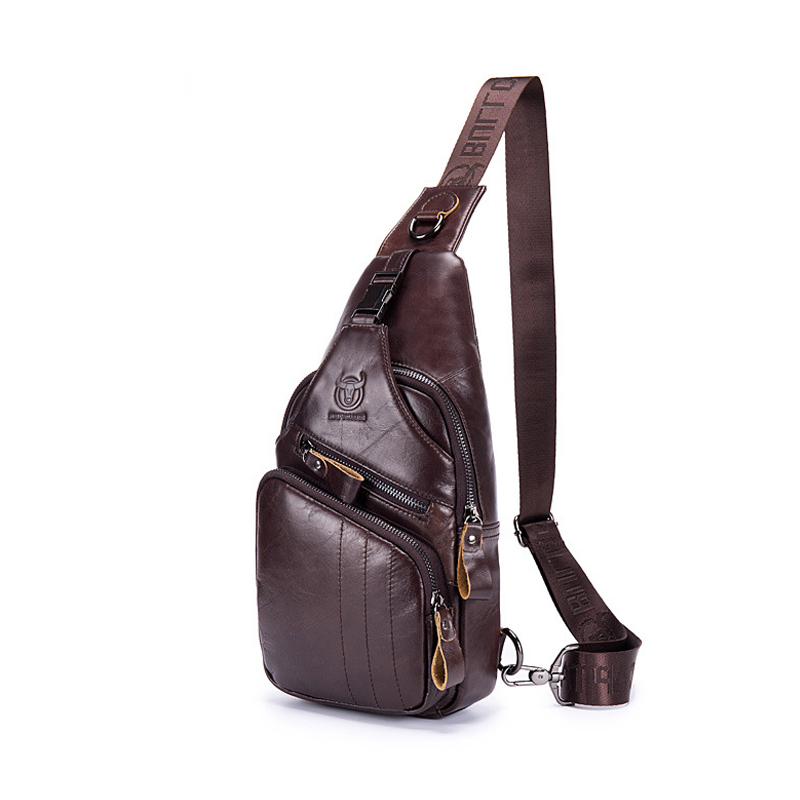 Túi đeo chéo nam DA BÒ THẬT phong cách mới – BEE GEE DCN9118