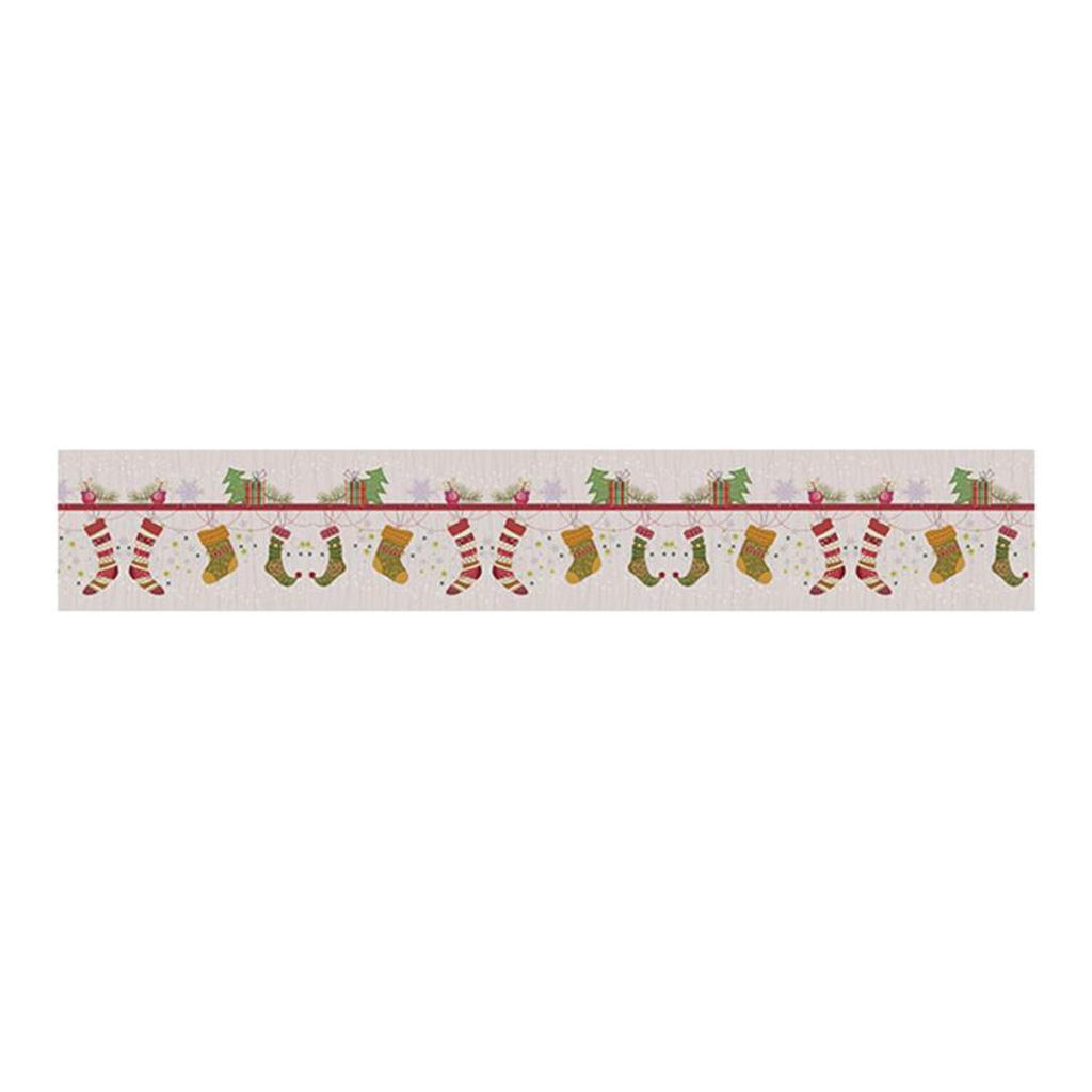 Hình ảnh Christmas Waist Tape Line Border Sticker PVC Skirting Line Sticker