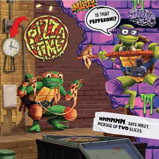 Sách ngoại văn: Teenage Mutant Ninja Turtles Pizza Power - Pop Up Book
