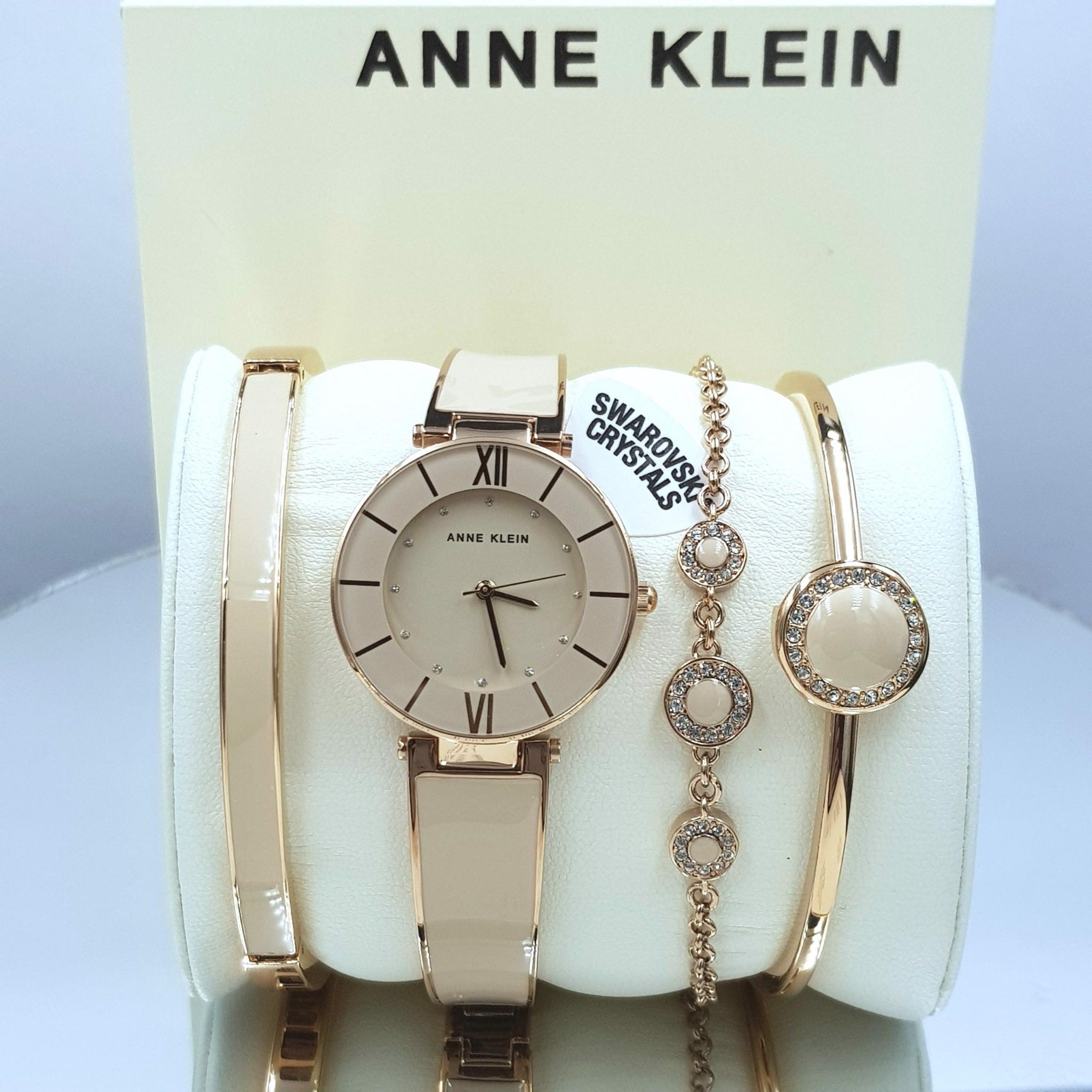 Bộ đồng hồ và vòng tay ANNE KLEIN 3514BHST