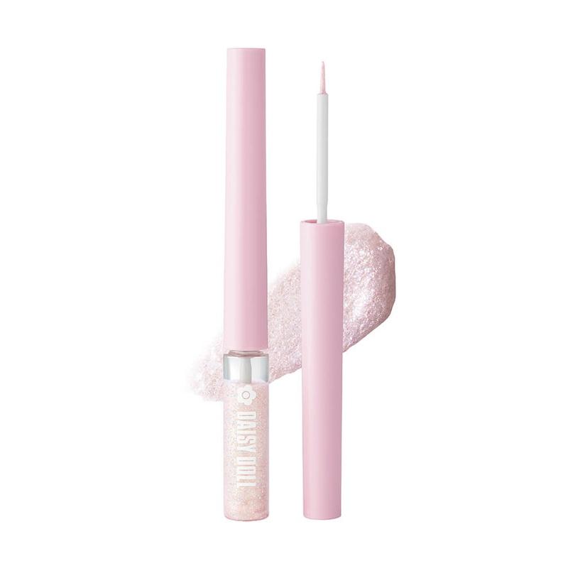 Gel Nhũ Kẻ Mắt Kim Tuyết Daisy Doll By Mary Quant Dạng Lỏng Chống Thấm Nước Nhanh Khô Bền Màu PK-01 Milky Pink