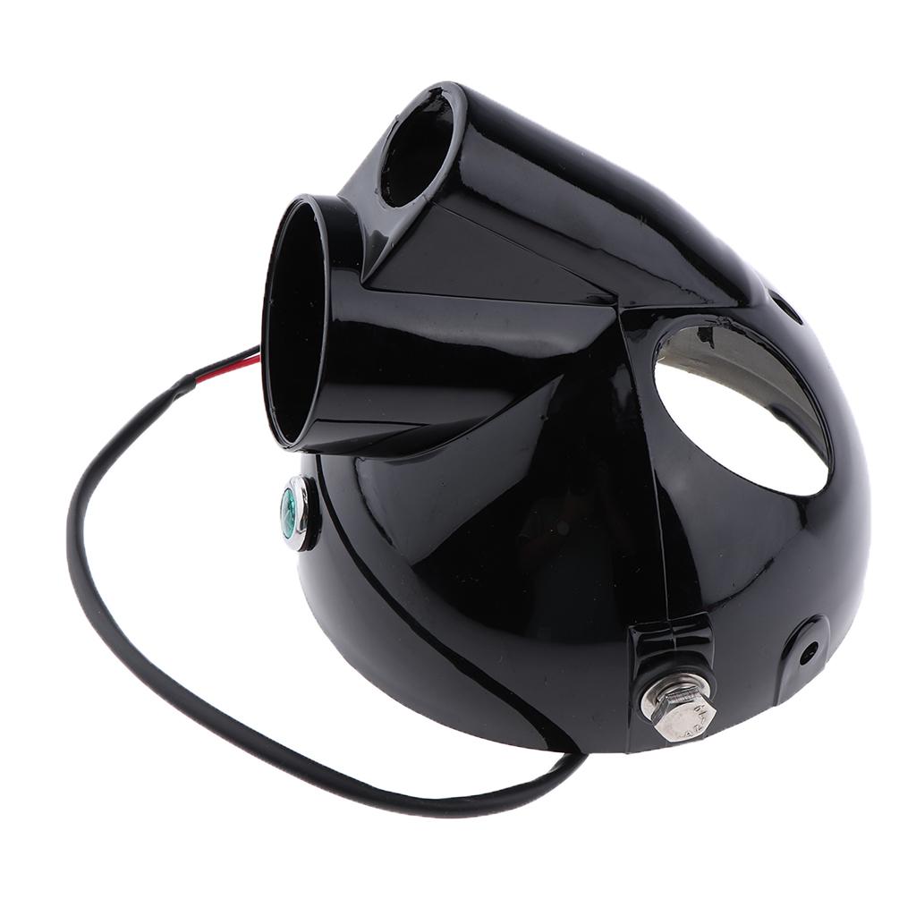 Motorcycle Headlight Cover Housing Headlamp Light Bulb Holder for