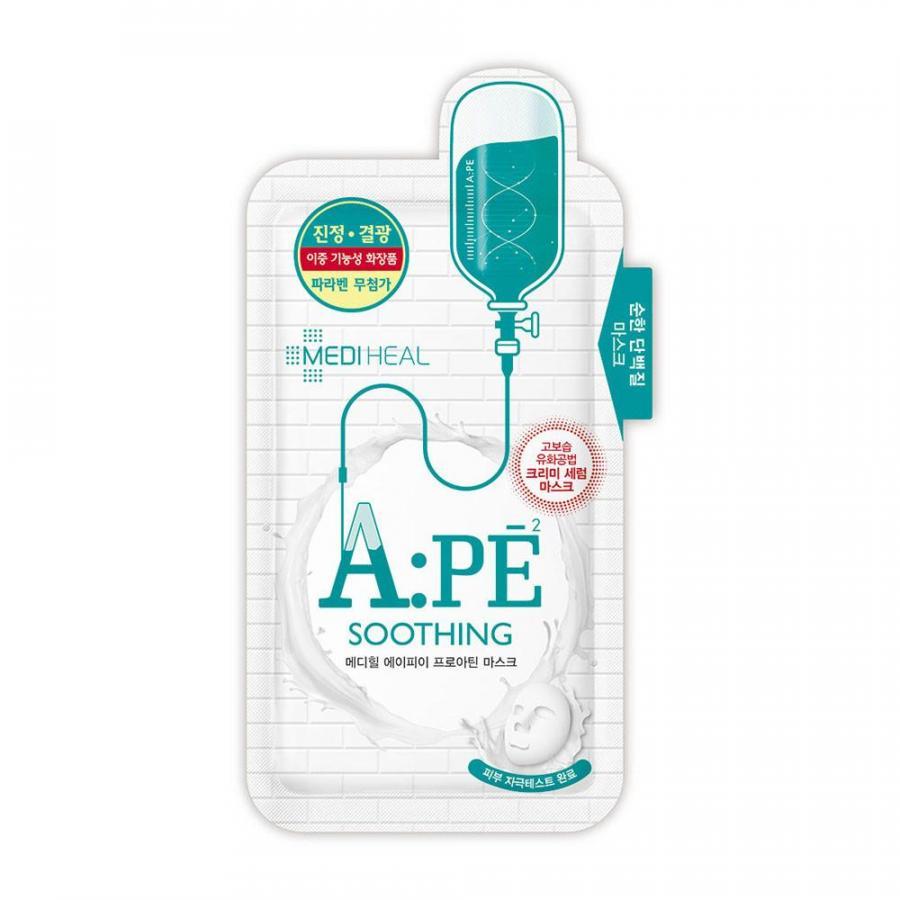 Combo 5 Mặt nạ dưỡng da ẩm mượt giúp giảm viêm và chống kích ứng da Mediheal A:PE Proatin Mask 25ml x5