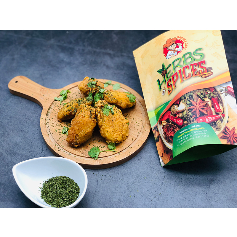 Lá Parsley mùi tây sấy khô Túi 100G - Nhập khẩu chuyên dụng cho các món Âu