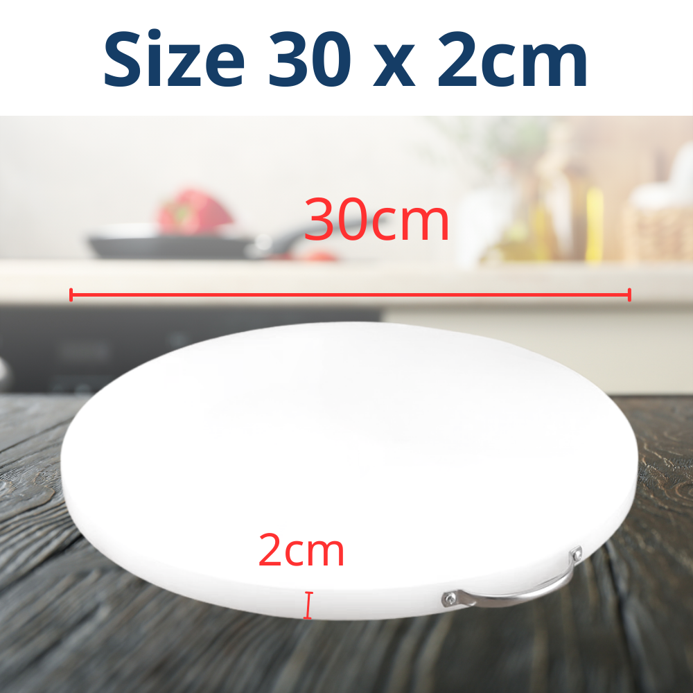 Thớt Nhựa 40x5cm Có Quai Xách, Nhựa PE Nguyên Khối Kháng Khuẩn Cắt Thịt Rau Củ Cho Gia Đình Nhà Hàng