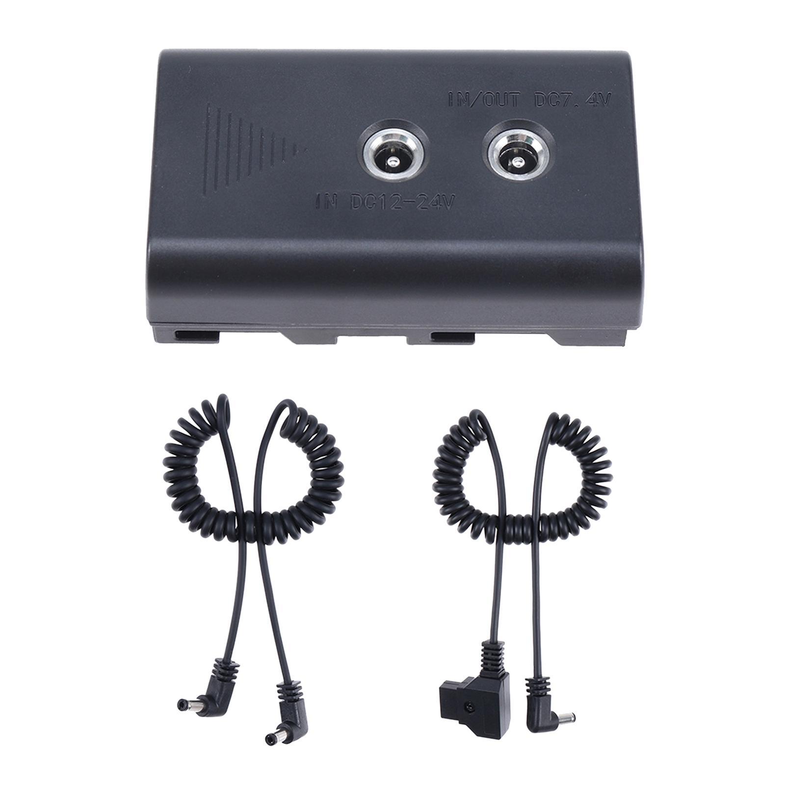 DC Coupler  to DC Cable Monitor  Battery Adapter for  Camera