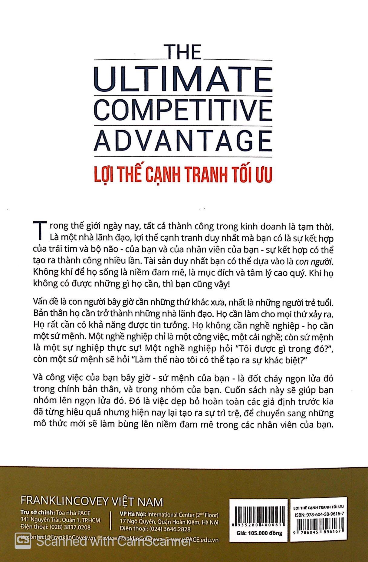Lời Thế Cạnh Tranh Tối Ưu (Ultimate Competitive Advantage)