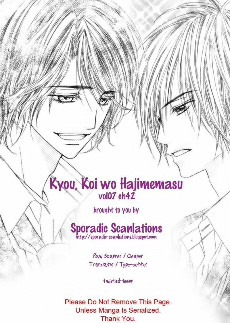 kyou, koi wo hajimemasu - mộng mơ đầu đời chapter 42 1